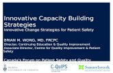 Innovative change strategies for patient safety (1 of 2)