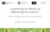 Placement and work based learning