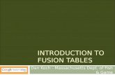 Introduction to fusion tables2