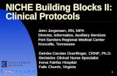 NICHE Building Blocks:  Protocols