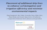 Placement of Additional Drip Lines to Enhance Soil Fumigation and Irrigation Efficiency and Minimize Environmental Impacts