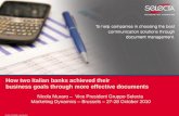 Nicola Muraro - How Two Italian Banks Achieved Their Business Goals Through More Effective Documents