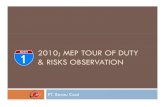 2010; Risk Mapping & Observations