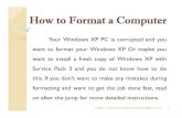 How to Format a Computer WindowsXP