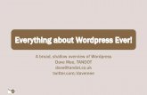 Everything about Wordpress Ever!