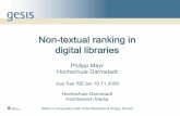 Non-textual ranking in Digital Libraries