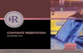 ROMARCO Corporate Presentation - NOVEMBER 2012