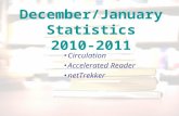 December and january usage  circ, ar, net trekker