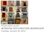 Preserve Austin Window Lecture Jan 2013