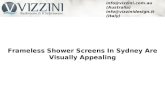 Frameless Shower Screens In Sydney Are Visually Appealing