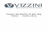 Features And Benefits Of Wall Hung Toilets - vizzini.com.au