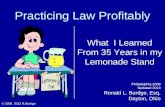 Practicing law profitably updated 2013