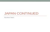 Japan Nuclear Concerns