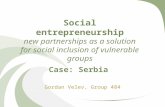Social entrepreneurship - Serbia