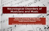Neurological disorders of musicians and music