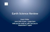 Earth science review 2012