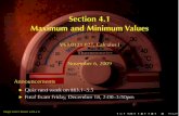 Lesson 19: Maximum and Minimum Values