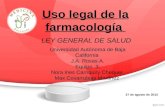 Uso legal de la farmacología
