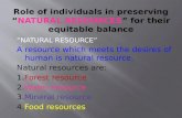 Role of individuals in preserving natural resorces by sirisha