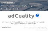 adStats | Publicidad Online en Argentina 1° Semestre 2013