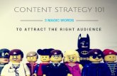 Easy Content Strategy: Use 3 Magic Words
