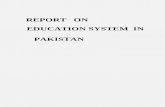 Report on Education System Of Pakistan