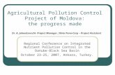 Agricultural Pollution Control Project of Moldova: The Progress Made