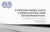 STREAMLINING THE DATA COMPILATION AND DISSEMINATION AT ILO DEPARTMENT OF STATISTICS