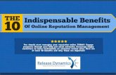 Release Dynamics Benefits of Managing your Online Reputation