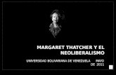 Margaret Thatcher. La doctrina del shock.