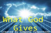 What God Gives Us!!! - New Version - Very Motivating Video