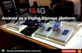 Android as a digital signage platform