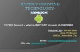 Android Technology-Rapidly growing field