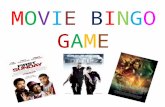 Movie bingo game
