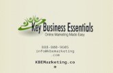 Key Business Essentials Website Audit PowerPoint