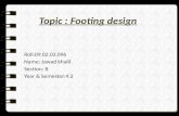 Footing design(09.02.03.096)