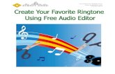 Create Your Favorite Ringtone Using Free Audio Editor