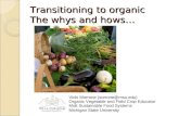 Transitioning to organic 21310