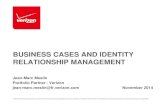 BUSINESS CASES AND IDENTITY RELATIONSHIP MANAGEMENT