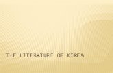 The literature of korea