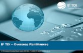 B2 TDI Remittances