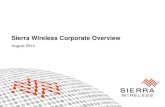 Sierra Wireless Corporate Overview - August 2014
