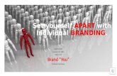 Set yourself apart with individual branding 3