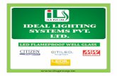 led flp well glass in 39w in india