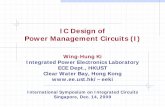 IC Design of Power Management Circuits (I)