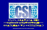 Container Security Initiative CSI