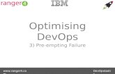 Optimising DevOps: Pre-empting Failure