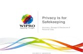 Privacy is for safekeeping