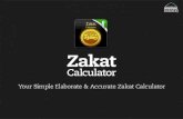 Zakat calculator iPhone, iPod, iPad App Presentation