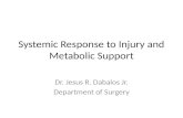 Sirs and metabolic support
